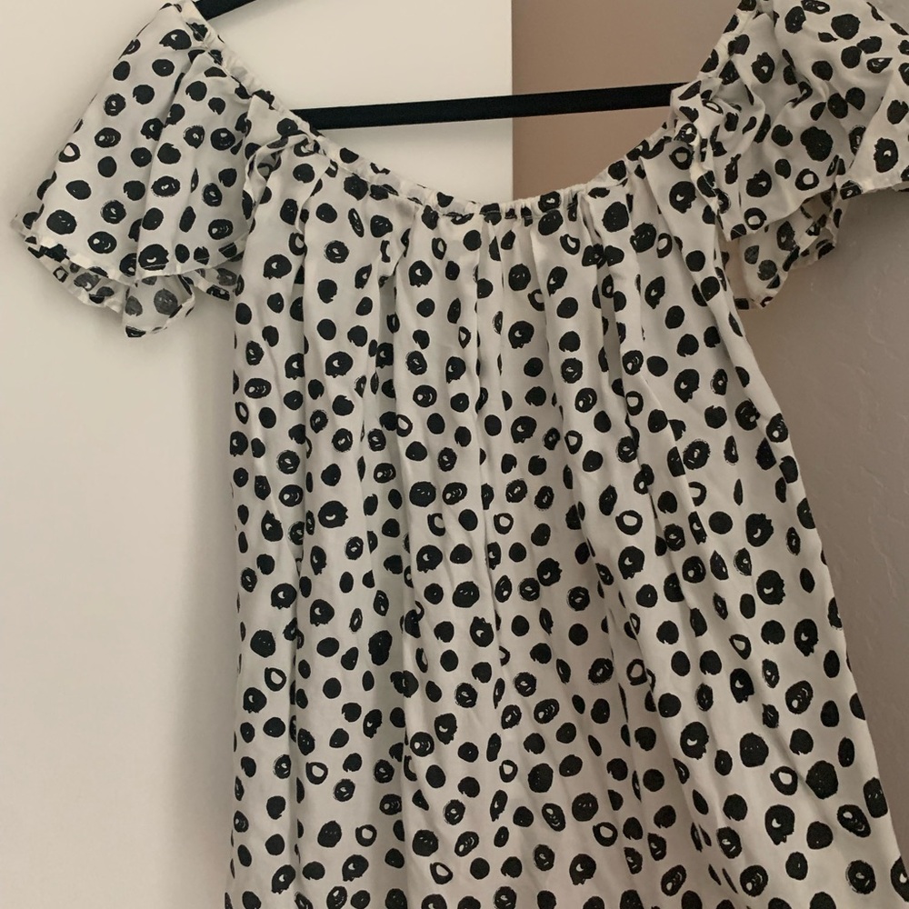 Maeve off the shoulder top from Anthropologie